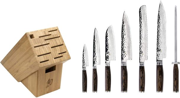 Shun Premier knife block set