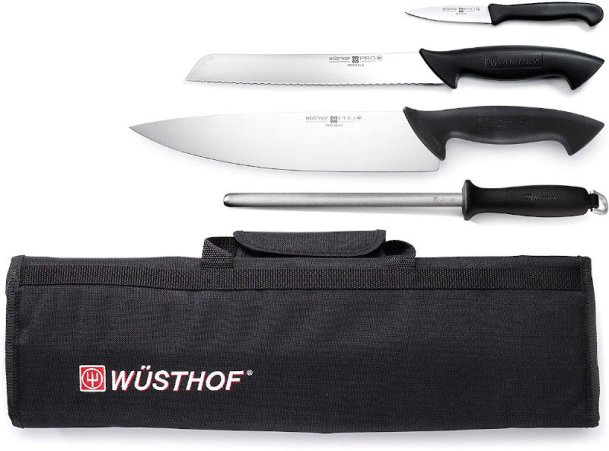 best basic chef knife set for culinary students Wusthof pro 5 piece starter chef knife set