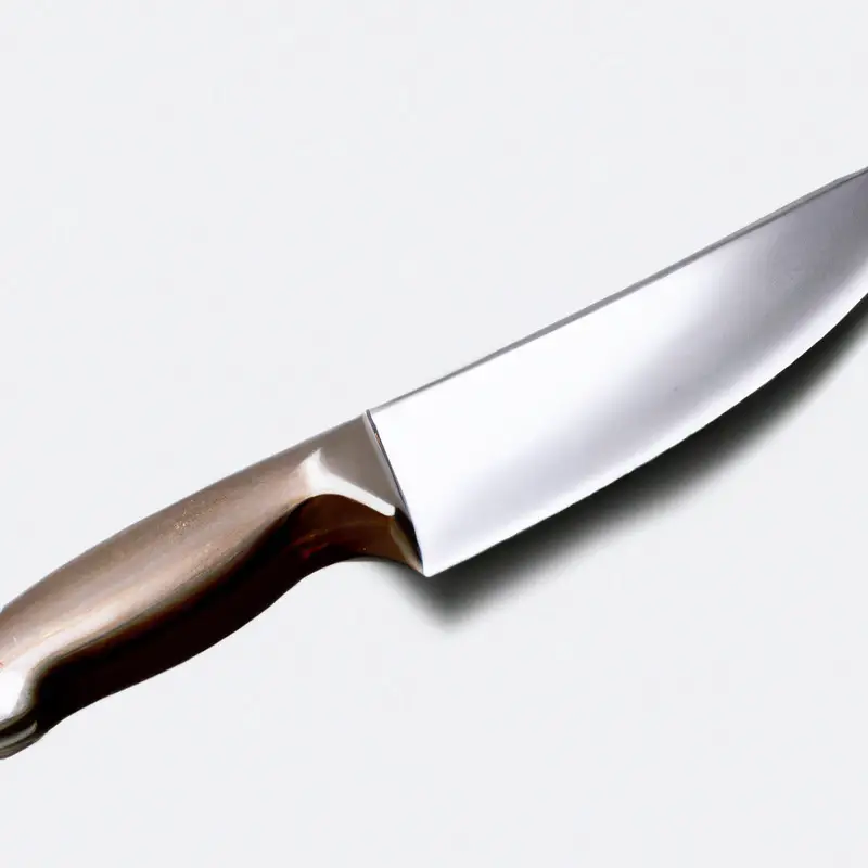Sharp pocket knife blade.
